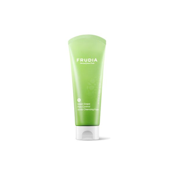 Frudia Green Grape Pore Control Scrub Cleansing Foam - Korean Skin Care