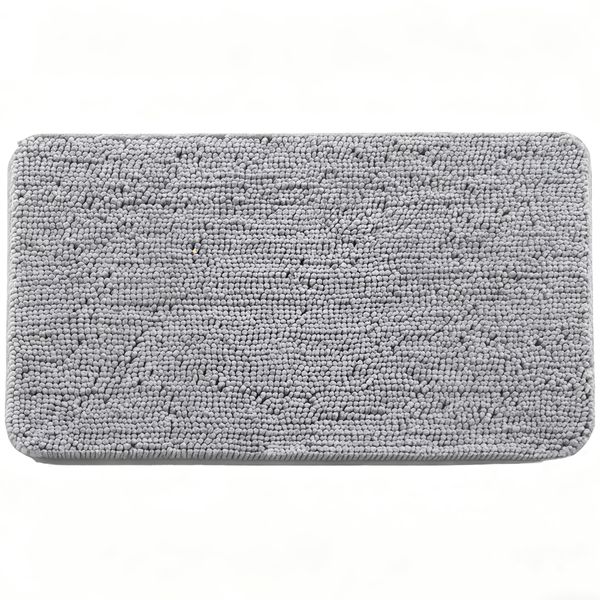 120x80 cm large Shaggy Chenille Bath Mat Non-Slip Absorbent Bathroom Rug