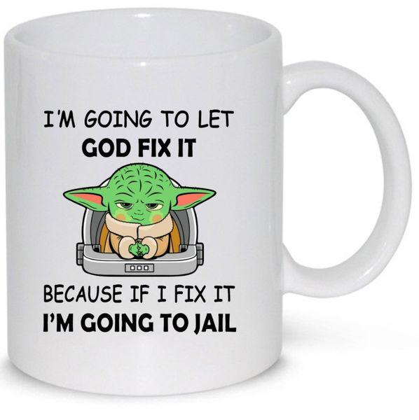 I'm Going To Jail Baby Meme Funny Gift Coffee Mug (11Oz Normal Size)