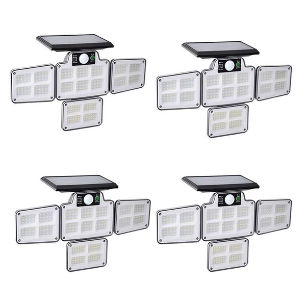 4 Sets Of Solar Powered 4 Side Emitting Light FA-LF-178