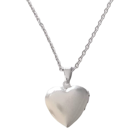 Stainless Steel Ladies Heart Locker Pendant Necklace | Shop Today. Get ...