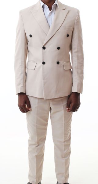 Men's 2 Piece Suit , Double Breasted Jacket Blazer and Pants Set