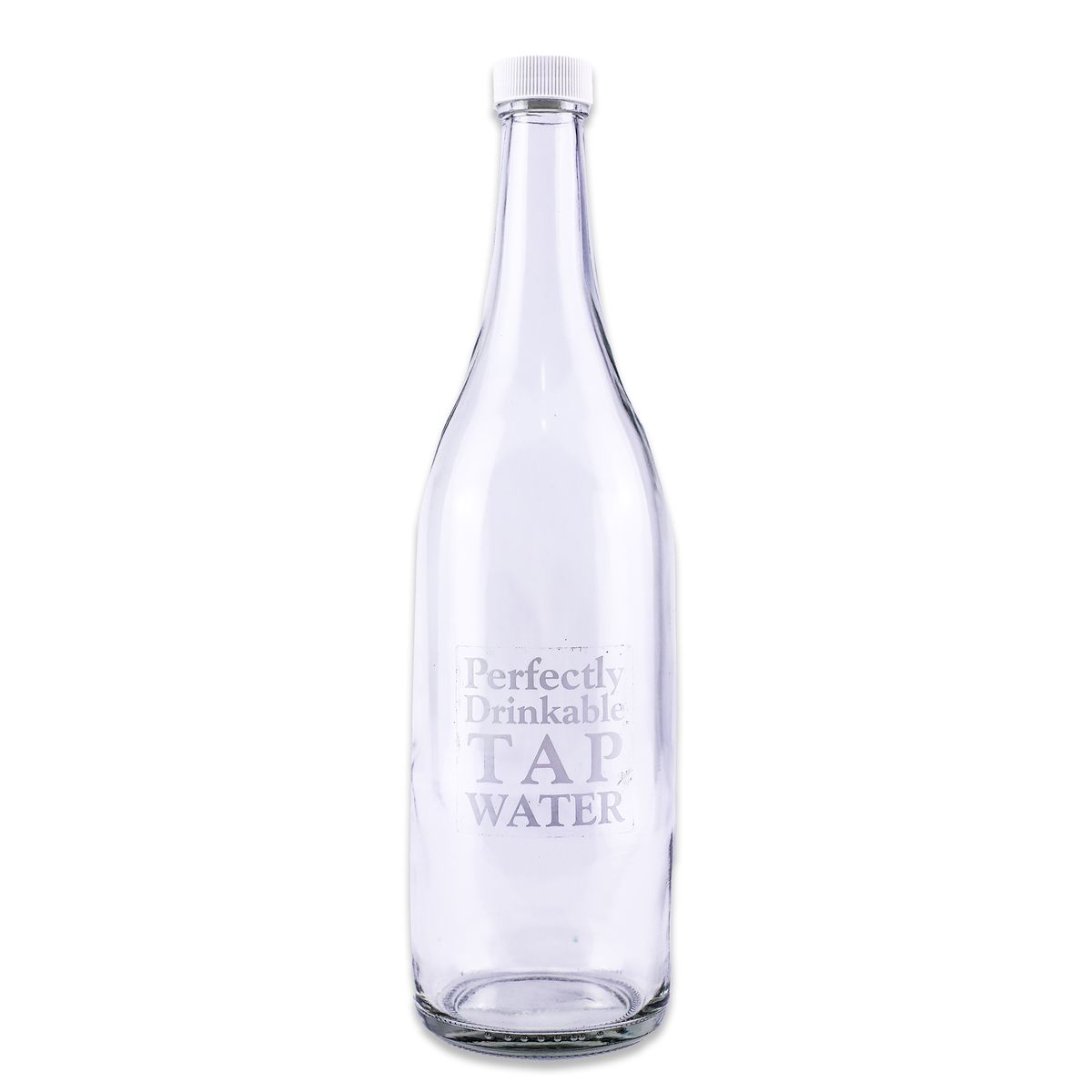 Bottle - Perfectly Drinkable Tap Water - Glass - Transparent - 1 Litre ...