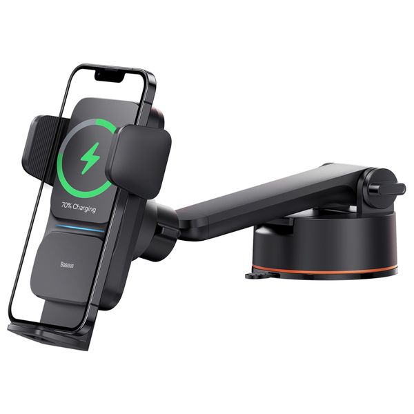 Baseus 15W Wisdom Auto Alignment Qi Wireless Charger Car Suction Mount