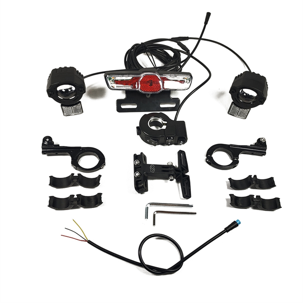 Electric Bike 12V-72V Dual Headlights Front Rear Diy Custom Version