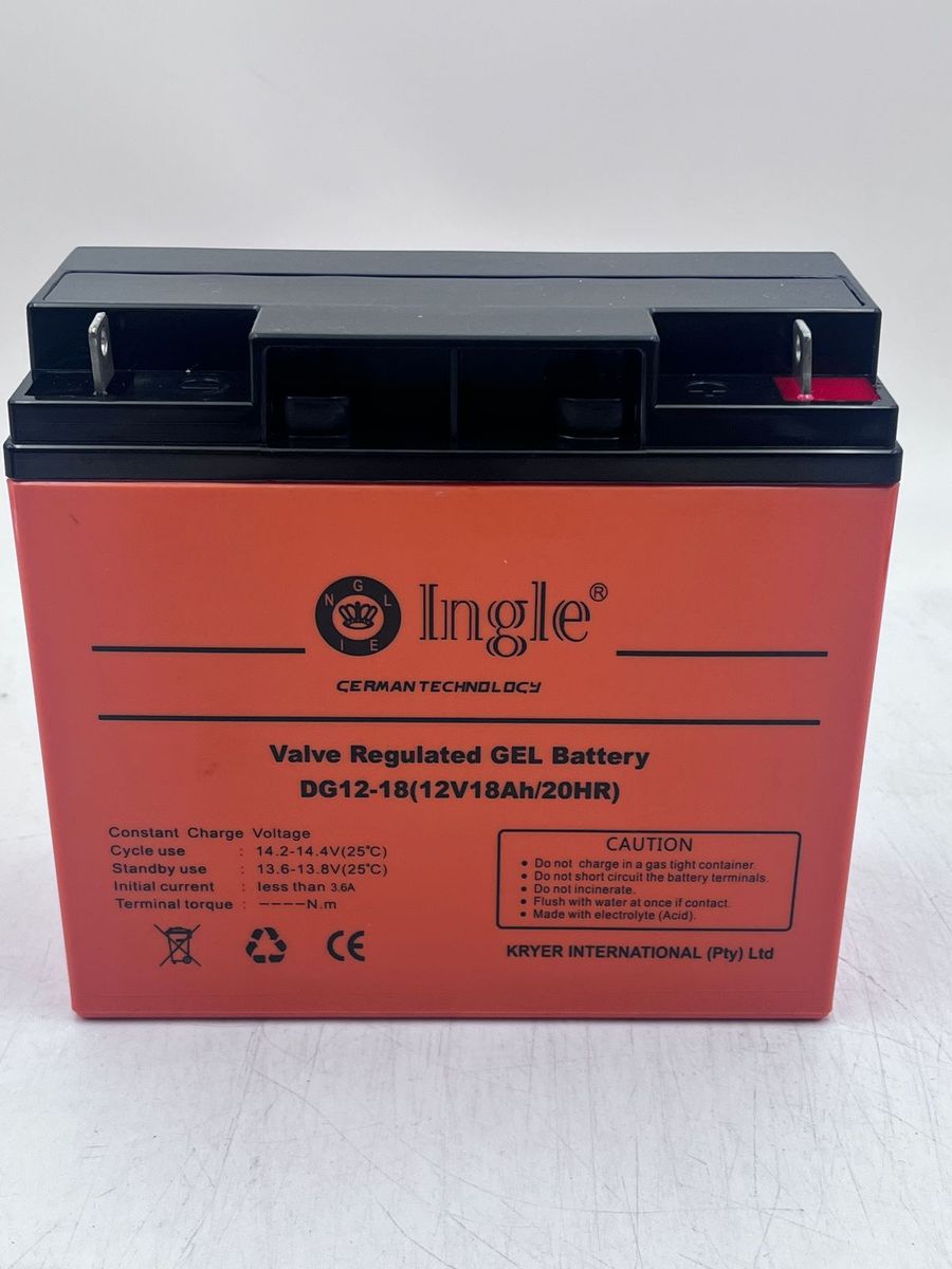 12V 18Ah Gel Battery - Long-Lasting Maintenance-Free Power Solution