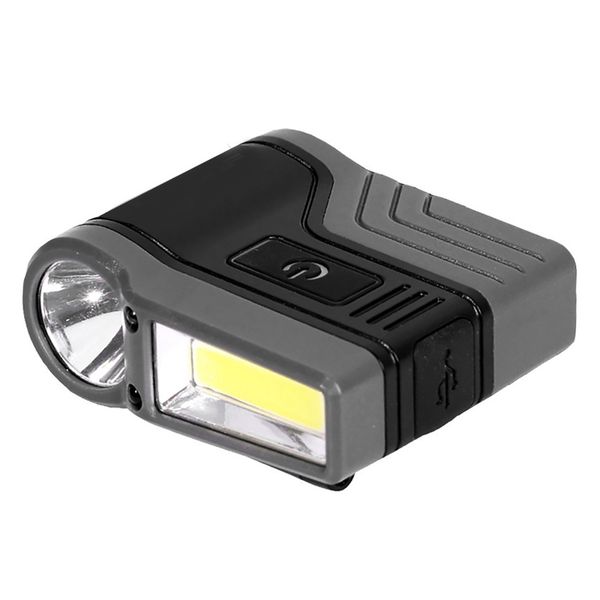Induction Cob Hat Clip Light Led Floodlight Headlamp Outdoor Fishing