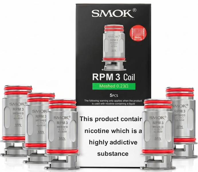 SMOK RPM 3 0.23 Ohm Mesh Coils [Pack of 5]