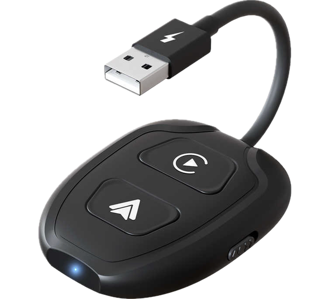 Wireless CarPlay and Android Auto Dual Smart Adapter for Android and iPhone
