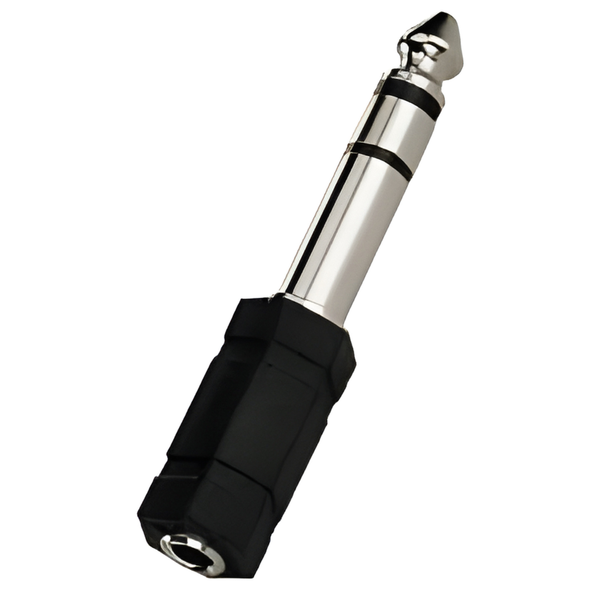 A594 - 6.3mm Stereo Plug to 3.5mm Stereo Socket Audio Adaptor