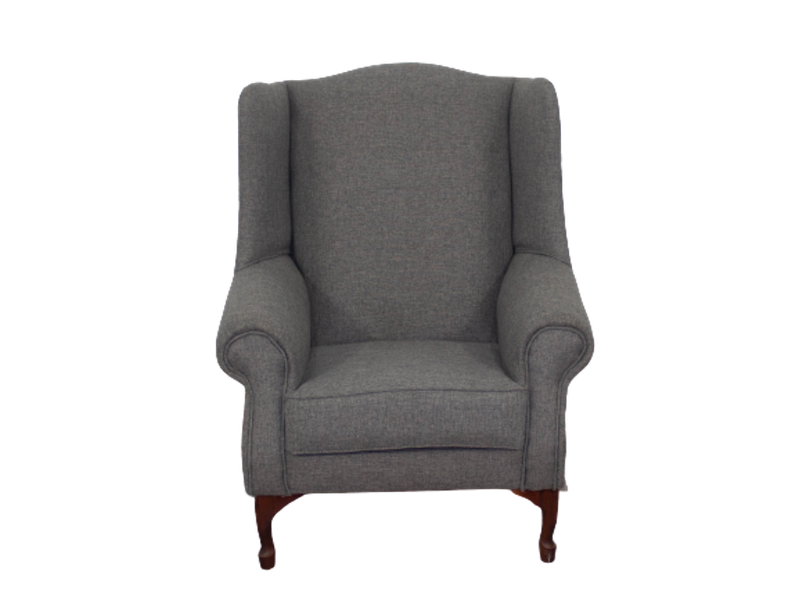 Wingchair - Grey Fabric