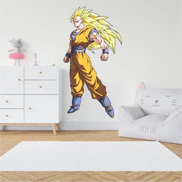 Dragon Ball Z SSJ 3 Son Goku Decal