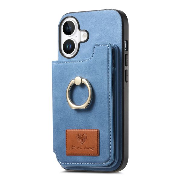 Magsafe Magnetic Flip Card Holder Phone Case Compatible With iPhone 16 Plus