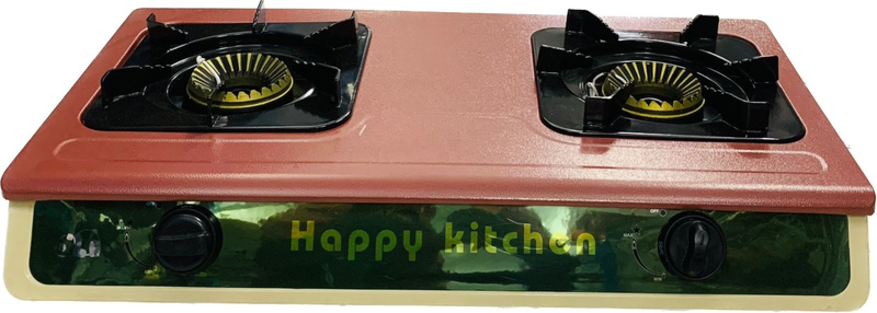 Happy Kitchen Self-Ignition 2-Plate Gas Stove
