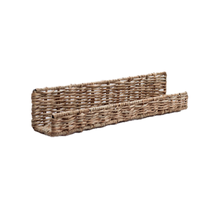 Palmwicker Wall Mounted Book Ledge/Shelf - 60cm