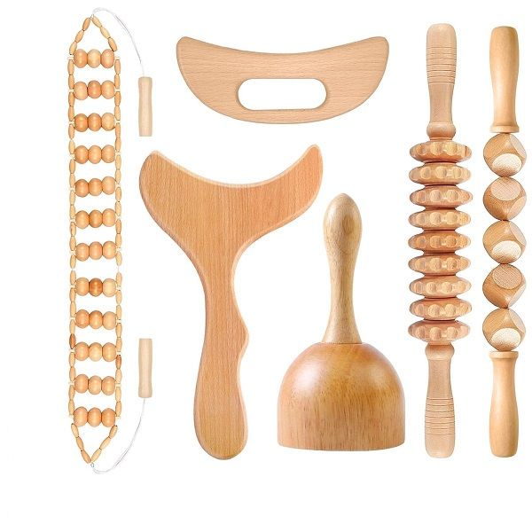 Therapy Wooden Massage Kit - 6 Piece