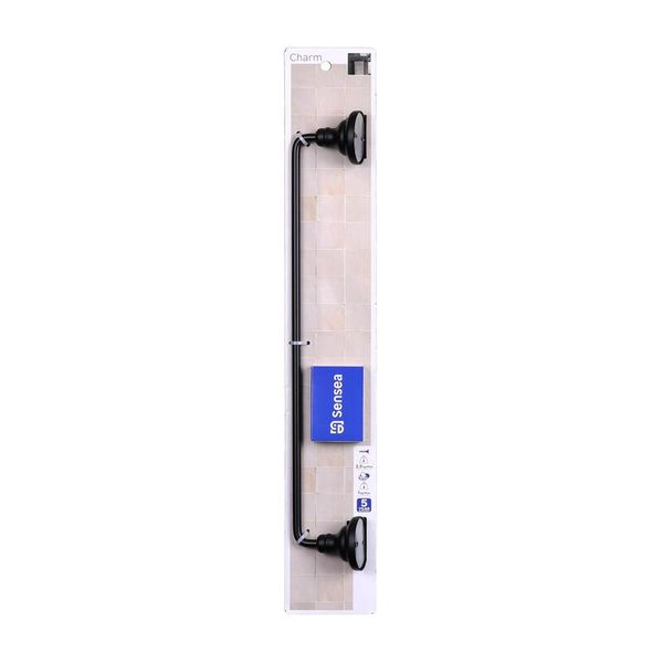Sensea Charm Towel Rail Matt Black 40cm