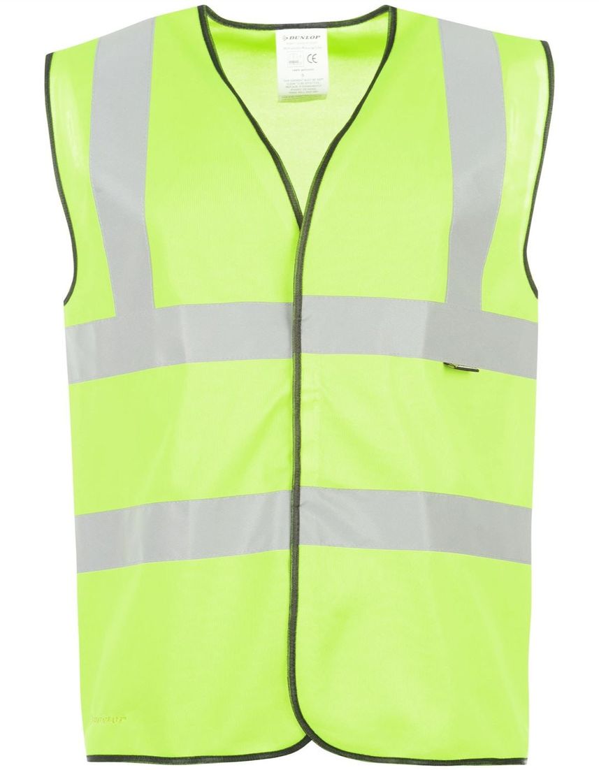 Dunlop Men - Hi Vis Utility Vest - Fluo Yellow - Parallel Import | Shop ...