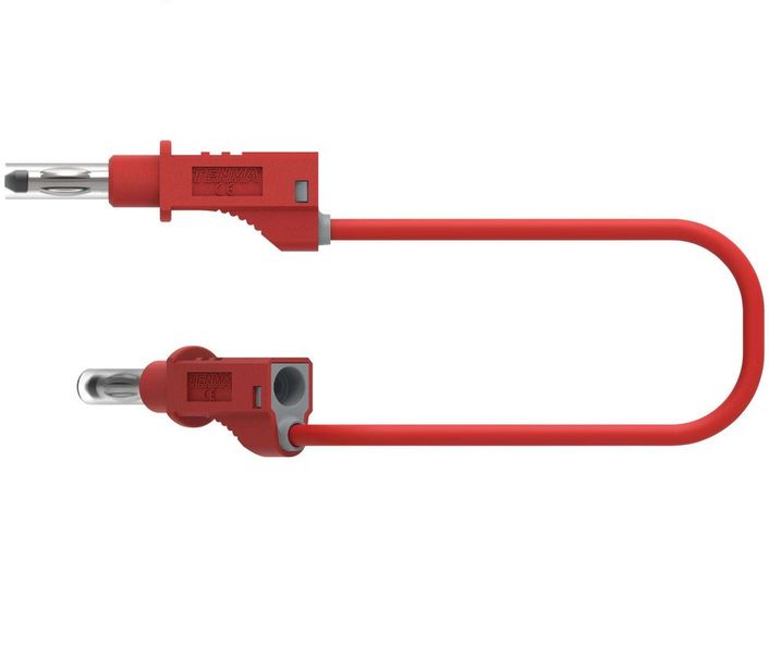 Tenma 76-092 Test Lead, 4mm Stackable Banana Plug, 600 V, 12 A