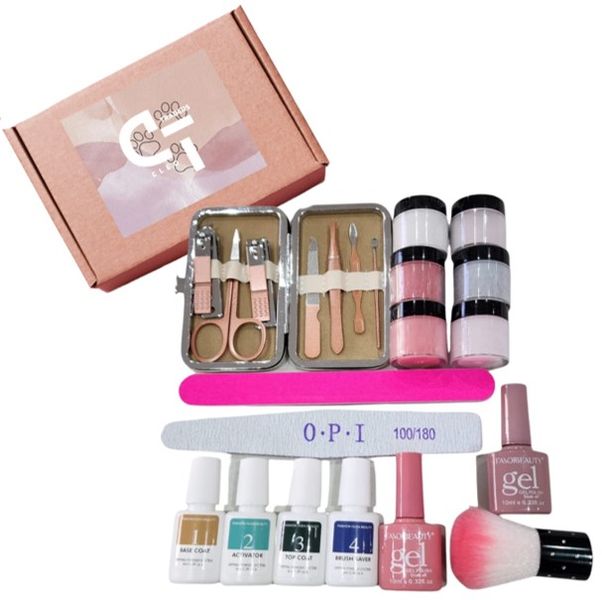 Cleo Acrylic Mani Set with 4 Step