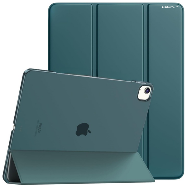 TechByte Smart Case &amp; Stand for iPad Air 13" - M2/2024 - Smart Cover -Green