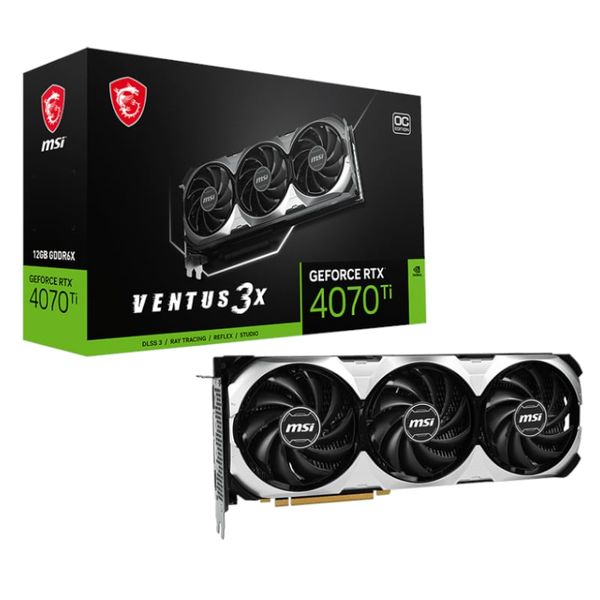 MSI GeForce RTX 4070 Ti VENTUS 3X E 12G OC Graphics Card