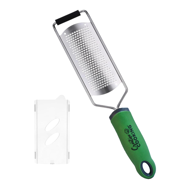 Fine Grater-18/8 Stainless Steel Blade with Sturdy Rubber Handle