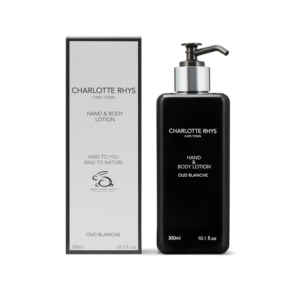 Charlotte Rhys Hand and Body Lotion Oud Blanche