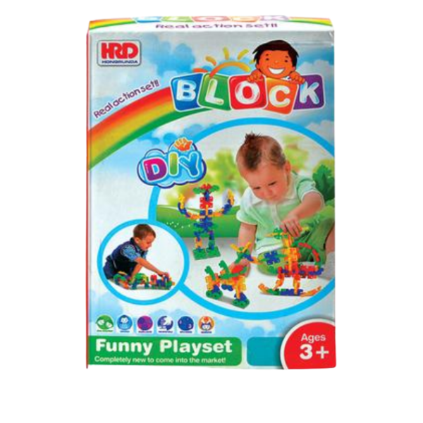 120 Piece Disc Shaped Building Blocks