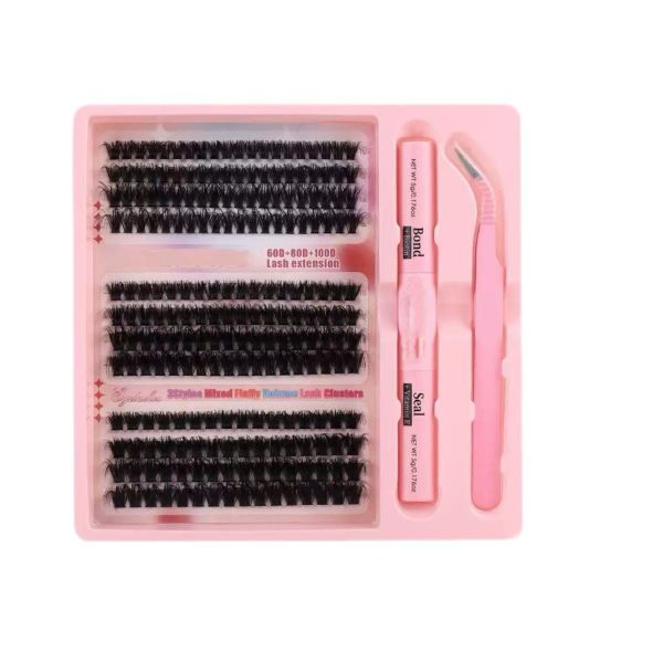 DIY Segmented False Eyelashes 216 Pieces10-16 mm Lash Curling