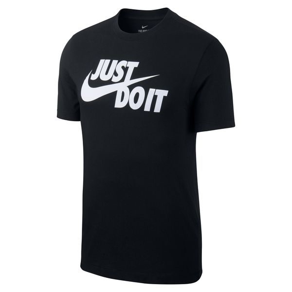 Nike Men's Sportswear Just Do It Short Sleeve T-Shirt - Black/White