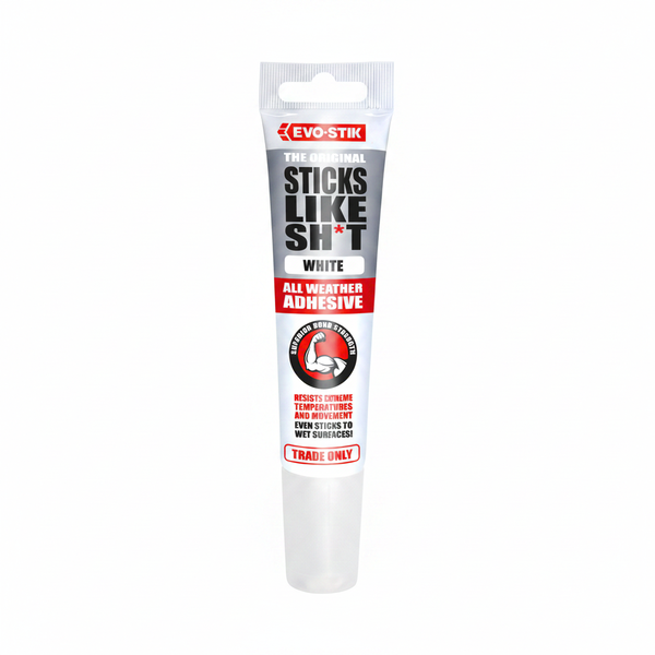 Evo-Stik 90ml All-Weather White Adhesive for Wood, Metal, &amp; More