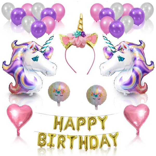 Unicorn Happy Birthday Garland