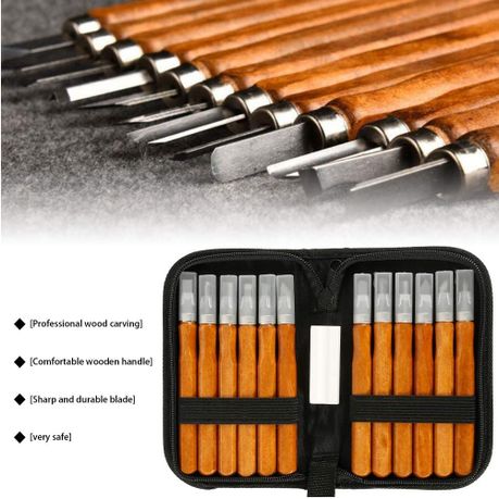 Carving Tool Set - 12 Piece