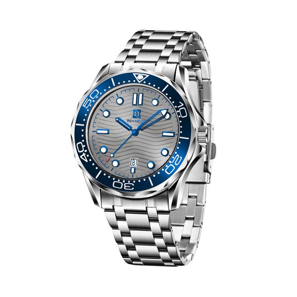BENNEVIS Foreign Trade Men's Personality Business Quartz Watch Steel Band W