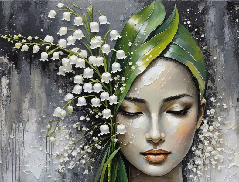 Modern Canvas Wall Art Home Decor - Flower Beauty