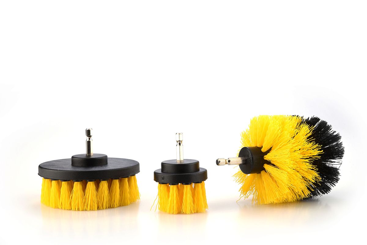 Sigma - 3 Piece Household Drill Brush Set - Yellow | Shop Today. Get it ...