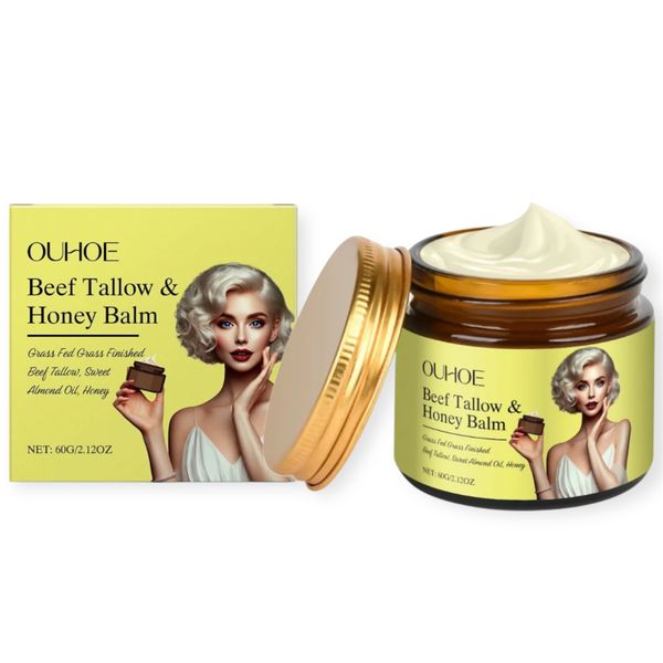 Ouhoe 60g Beef Tallow and Honey Balm