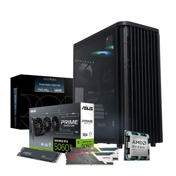 PCBuilder Ryzen 7 9700X MONET Windows 11 Creator PC