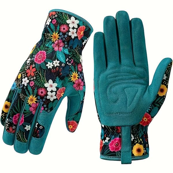 IPSTYLE Garden Gloves Breathable Ambidextrous Work Gloves, Lead &amp; PVC Free