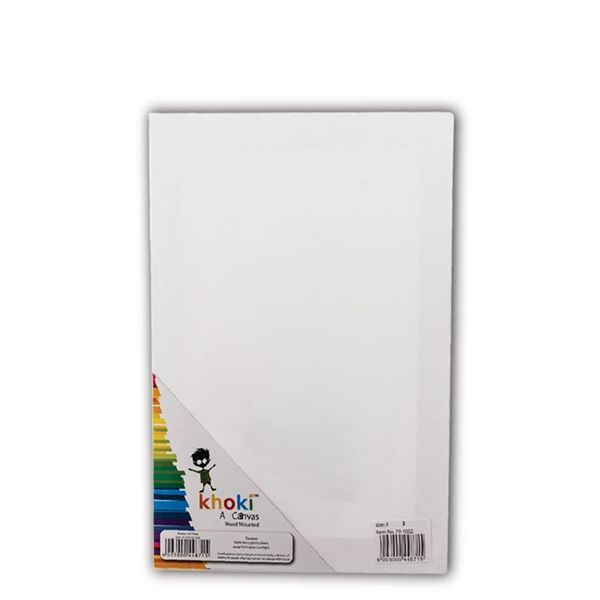 Bulk Pack x 5 Art+Craft Paint Canvas A3 Wood Mounted