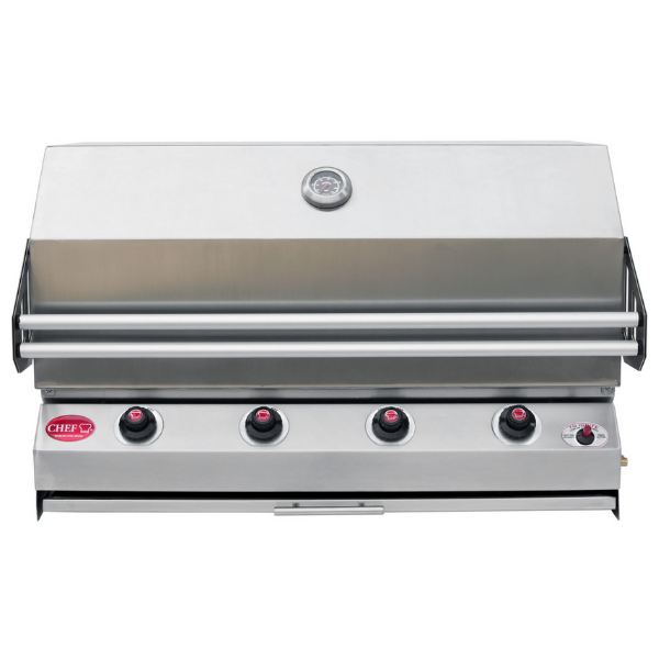 Chef Octane Built-in 4-Burner Stainless Steel Outdoor Gas Braai