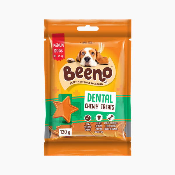 Beeno Dental Fun Chews Medium Dog Treats 120g