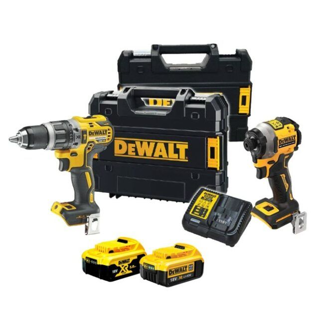 Dewalt - Brushless Cordless Hammer Dril + Impact Driver Combo kit ...