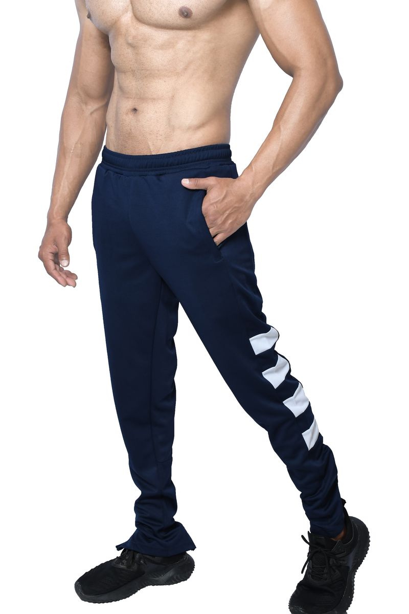 Ronex Slimfit Jogger Track Pant Navy/White Shop Today. Get it