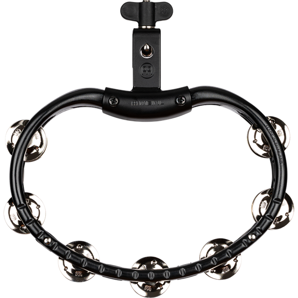 Meinl TMT2BK Mountable Tambourine Steel Jingles - Black