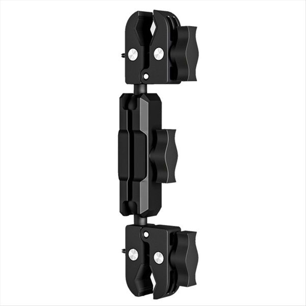 Camera Clamp Mount Clamp Adapter Double Head Multifunction Holder 6Cm