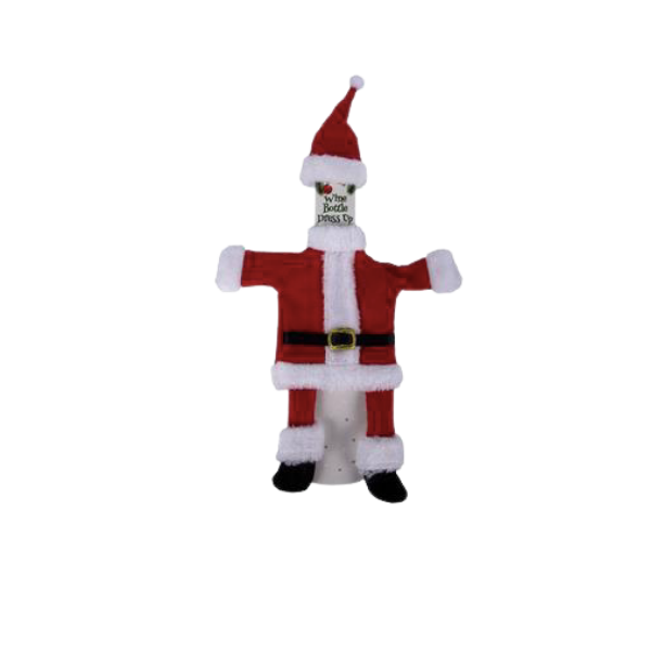 Christmas Decorations Santa Wine Bottle