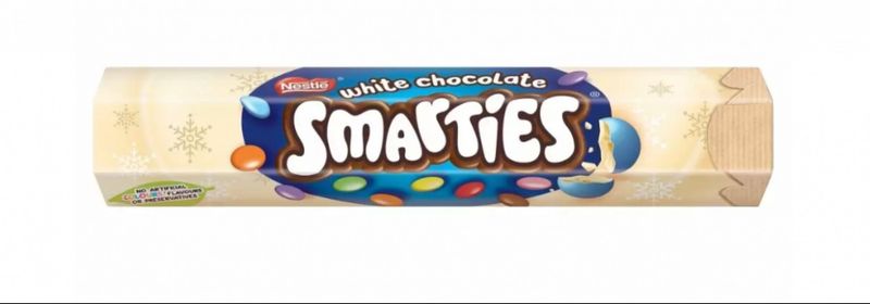 Nestle Smarties White Chocolate Giant Tube 120g