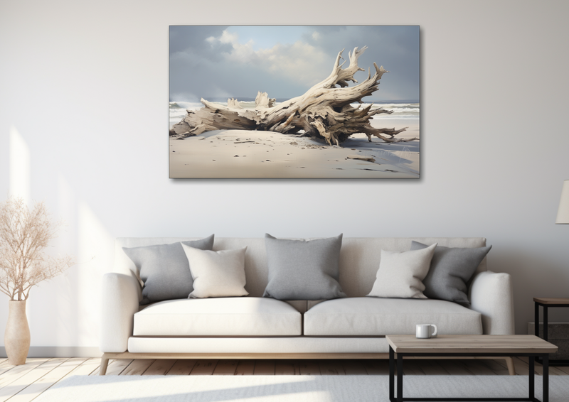 Canvas Wall Art - Driftwood Dreams Abstract - MT0515